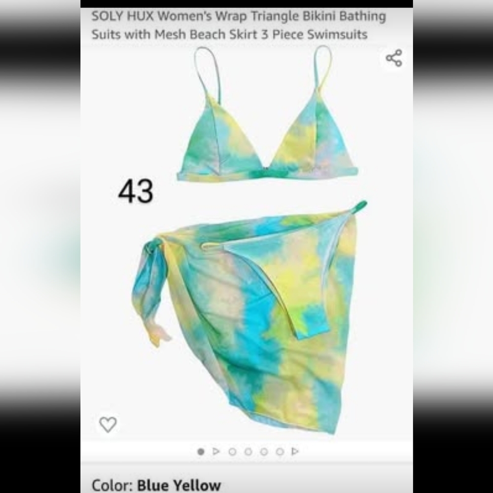 Soly Hux Tie-Dye Bikini Set Medium #43